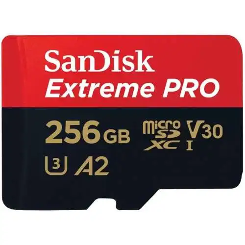 כרטיס זיכרון SanDisk Extreme Pro A2 microSDXC 4K - בנפח 256G
